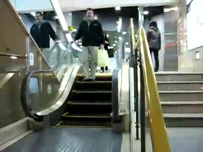 World's Shortest Escalator - certified by the Guinness Book of Records