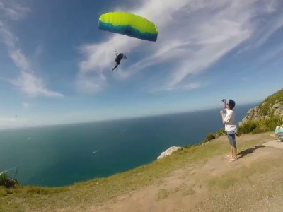 Paraglidermidflight