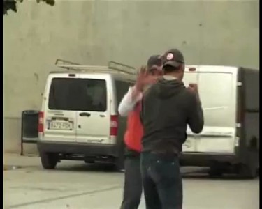 Смешная драка пьяных мужиков