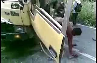 Последствия аварий грузовиков