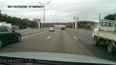 Авария на глазах МЧС