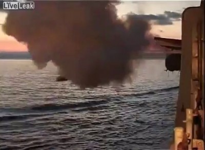Underwater Missile Launch