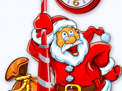 Часики "Весёлый Санта".