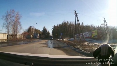 Решил обгонать поворачивающий КамАЗ...