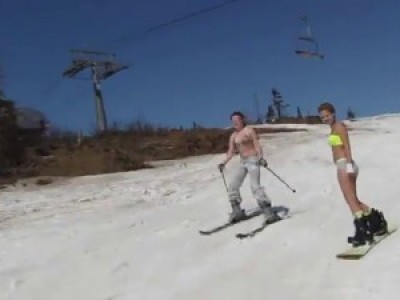 Оочень жаркий день в Шерегеше