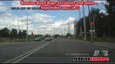Russian Road Rage and Accidents September 2012 [18+] ☆ SFB
