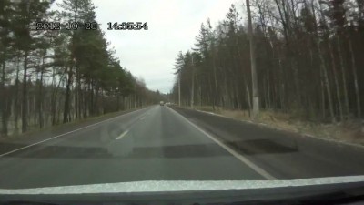 Нарушил скоростной режим и убрался в столб...