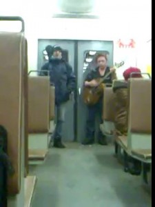 Фокусы в электричке