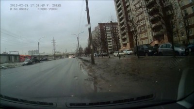 Бортанул девятку в столб