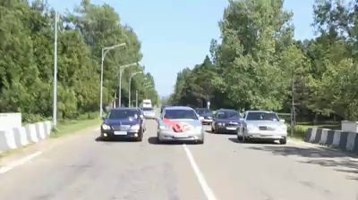 Ужастная авария на свадьбе +18