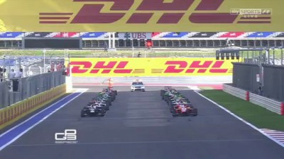 GP3 2014. Sochi Autodrom. Start Mess