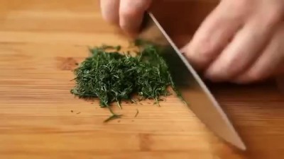 нарезка укропа