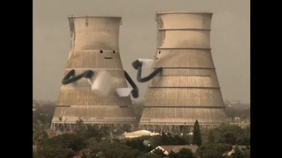 Collapsing Cooling Towers