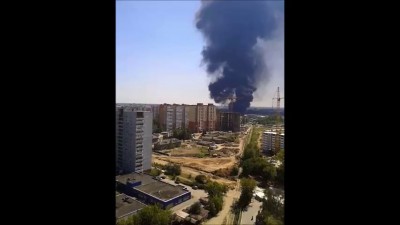 Пожар в г. Железнодорожный