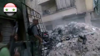 Боевики ликвидируют коллегу рикошетом.