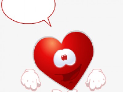 мультяшка сердце на день святого валентина