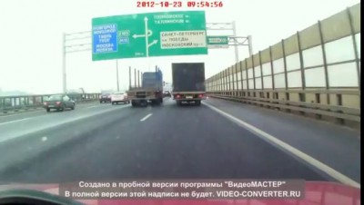 Тупой маневр водителя Mercedes