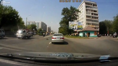 Женщине повезло