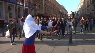 Protest action (1). St Petersburg, Malaya Sadovaya str. 5 September 2014.