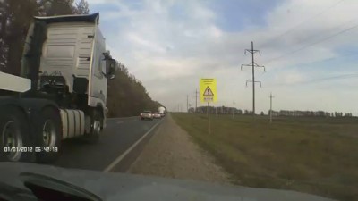 ДТП на трассе М7 рядом с Подымалово