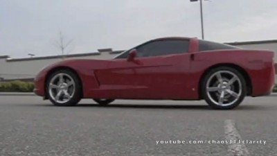Slow Motion Corvette Burnout