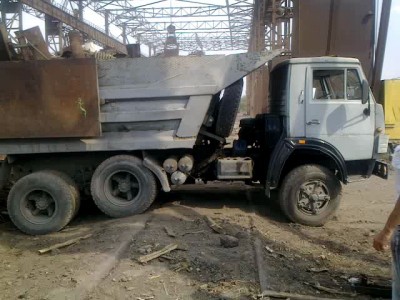 Выгрузка лома