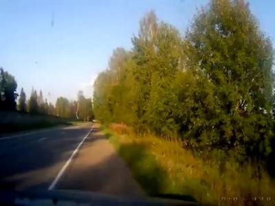 Обгон под сплошнюу и занос