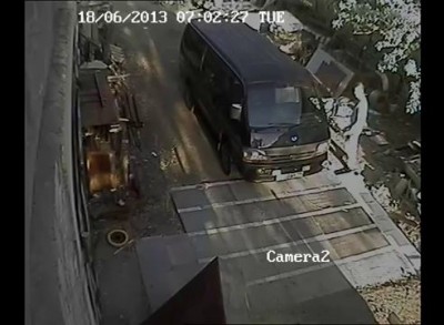 Машина сгорела