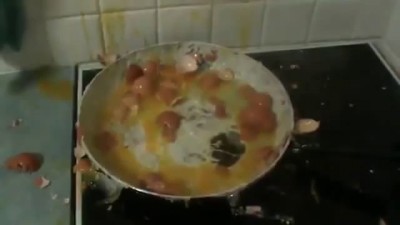 Злой Повар(как приготовить яишницу)