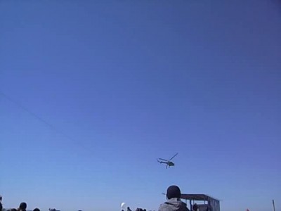 Фигуры высшего пилотажа на вертолёте.