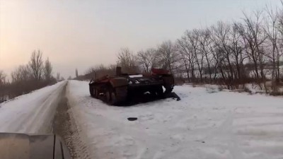 Донецкий аэропорт 15 января. Воздушная разведка. АРМИЯ SOS