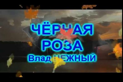 ЧЁРНАЯ РОЗА - Влад НЕЖНЫЙ