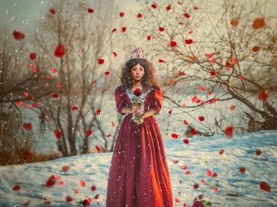 Метель и розы