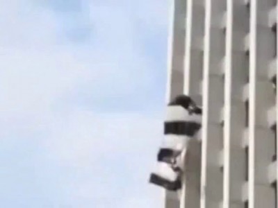 парашютистка выжила после неудачного прыжка