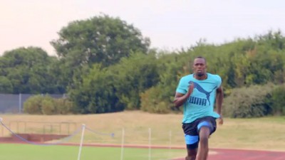 Usain Bolt Prepares for Moscow