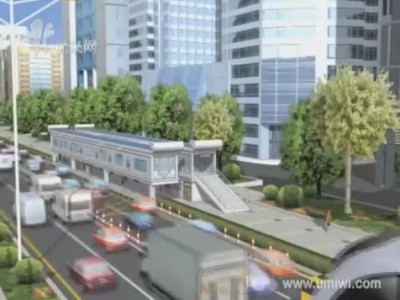 China Plans Hugh Buses that can DRIVE OVER Cars