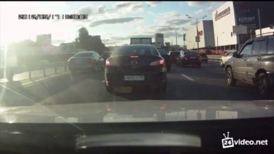 Не пропустил мотоциклиста