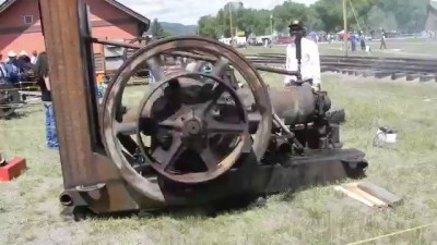 Old Industrial Motor Diesel Missoula Mt July 4th 2010