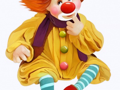 Новогодний клоун 2