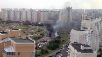 Взрыв автомобиля на Братиславской