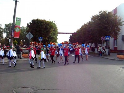 Прарад участников Фестиваля Бега