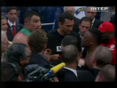 после боя Кличко Чесора