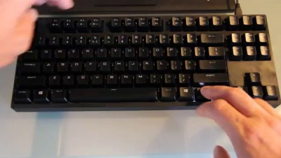 Playing Snake with hacked Coolermaster Rapid-I firmware