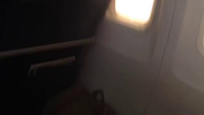 Дым в самолете, жесть!