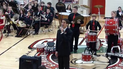 Star Spangled Banner Cymbal Fail -- 2013.05.18 EJH Red & White Concert