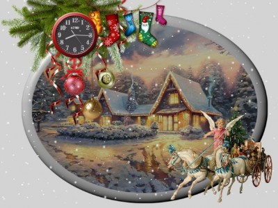 Эпиграф зимний с часиками