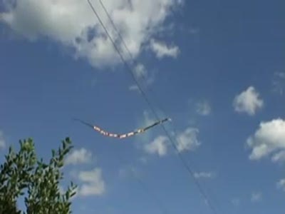 Палка на проводах