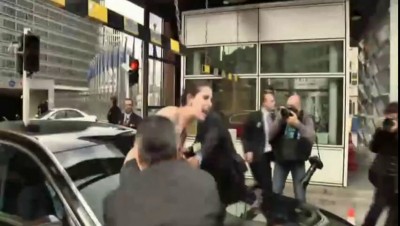 Femen напали на кортеж премьера Туниса в Брюсселе