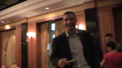 кличко зашёл через чёрный вход