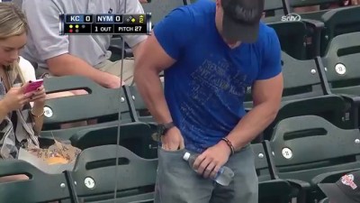 big guy vs water bottle